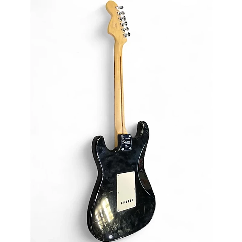 Used Squier Affinity Stratocaster Black Solid Body Electric Guitar