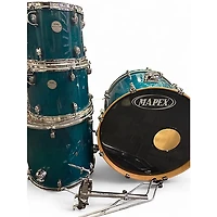 Used Mapex 4 Piece Meridian TEAL Drum Kit