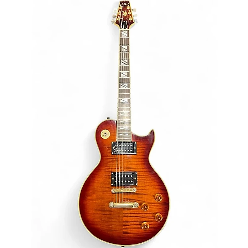 Used Aria Pro II PE-F80 Sunburst Solid Body Electric Guitar