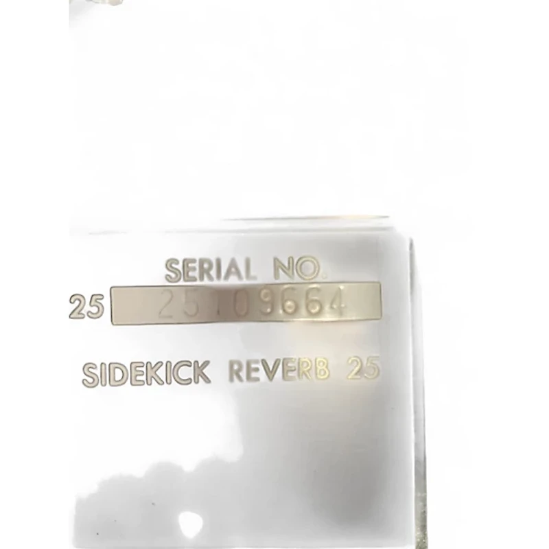 Used Fender Sidekick Reverb 25 Guitar Combo Amp