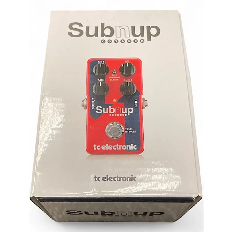 Used TC Electronic Sub N Up Octaver Effect Pedal