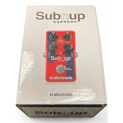 Used TC Electronic Sub N Up Octaver Effect Pedal