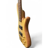 Used Schecter Guitar Research Stiletto Custom 4 String Natural Electric Bass Guitar