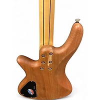 Used Schecter Guitar Research Stiletto Custom 4 String Natural Electric Bass Guitar