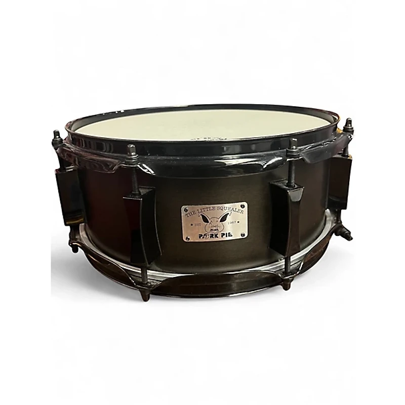 Used Pork Pie 12X5 Little Squealer Snare Black Drum