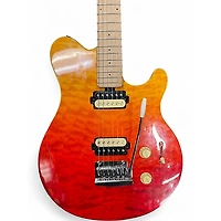 Used Sterling by Music Man Sub AX3 Axis Spectrum Red Solid Body Electric Guitar