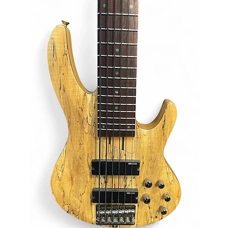 Used ESP LTD B206SM 6 String Spalted Maple Electric Bass Guitar