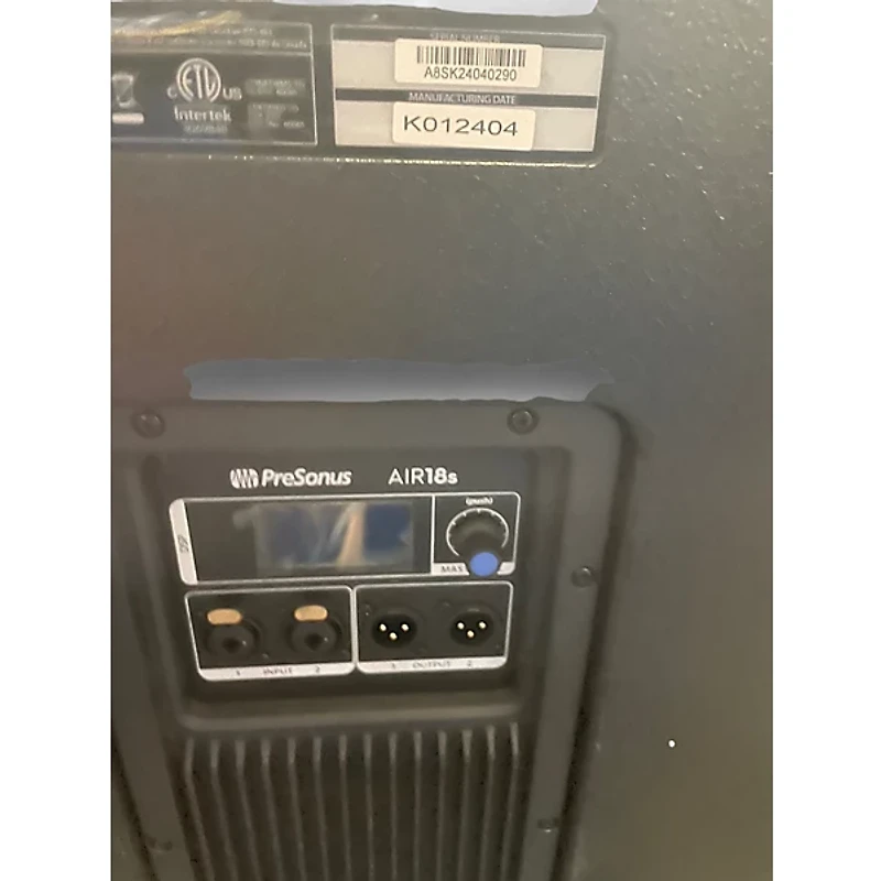 Used PreSonus Air18s Powered Subwoofer
