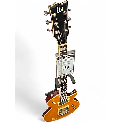 Used ESP LTD EC256 Amber Solid Body Electric Guitar