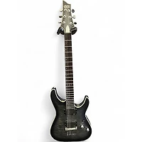 Used Schecter Guitar Research C1 Platinum Black and Silver Solid Body Electric Guitar