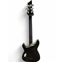 Used Schecter Guitar Research C1 Platinum Black and Silver Solid Body Electric Guitar