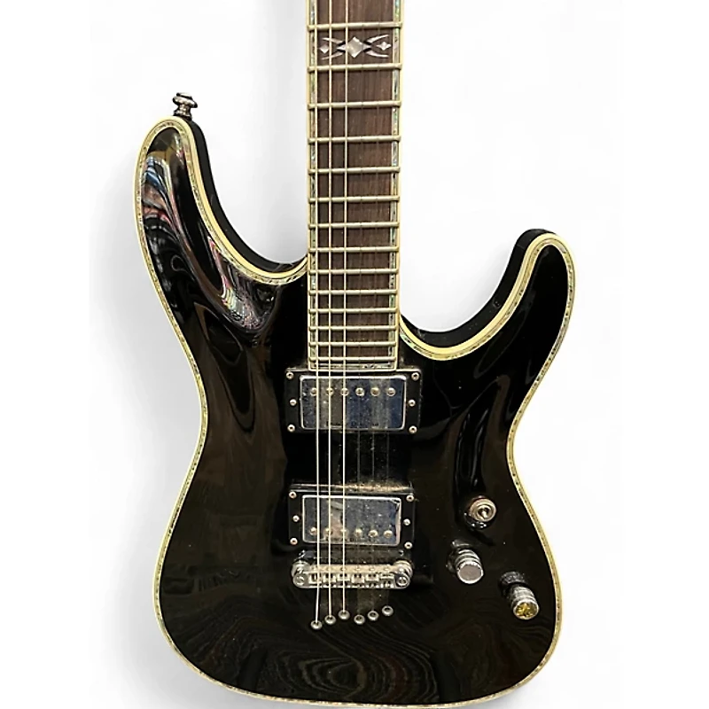 Used Schecter Guitar Research C1 Elite  Black  Solid Body Electric Guitar