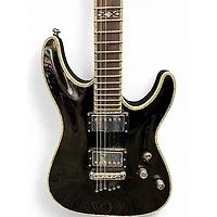 Used Schecter Guitar Research C1 Elite  Black  Solid Body Electric Guitar