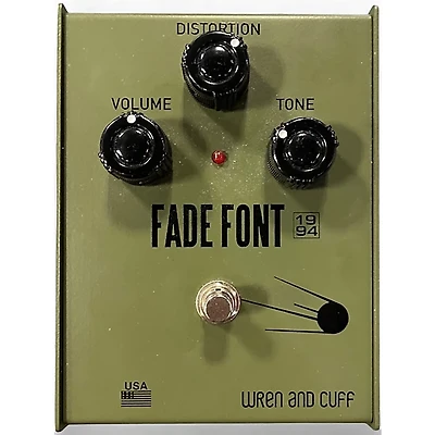 Used Wren And Cuff FADE FONT Effect Pedal