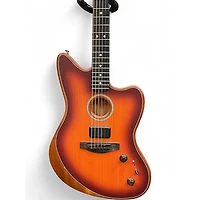 Used Fender AMERICAN ACOUSTASONIC JAZZMASTER Mahogany Acoustic Electric Guitar