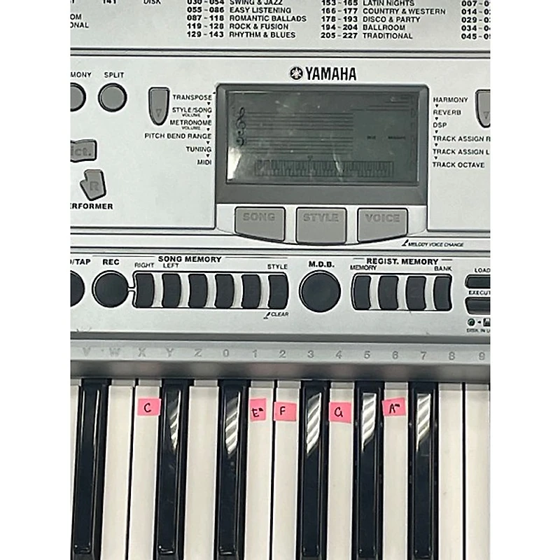 Used Yamaha PSR450 Portable Keyboard