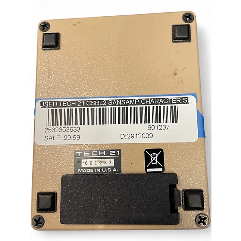 Used Tech 21 CSBL2 Sansamp Character Series Blonde V2 Effect Pedal