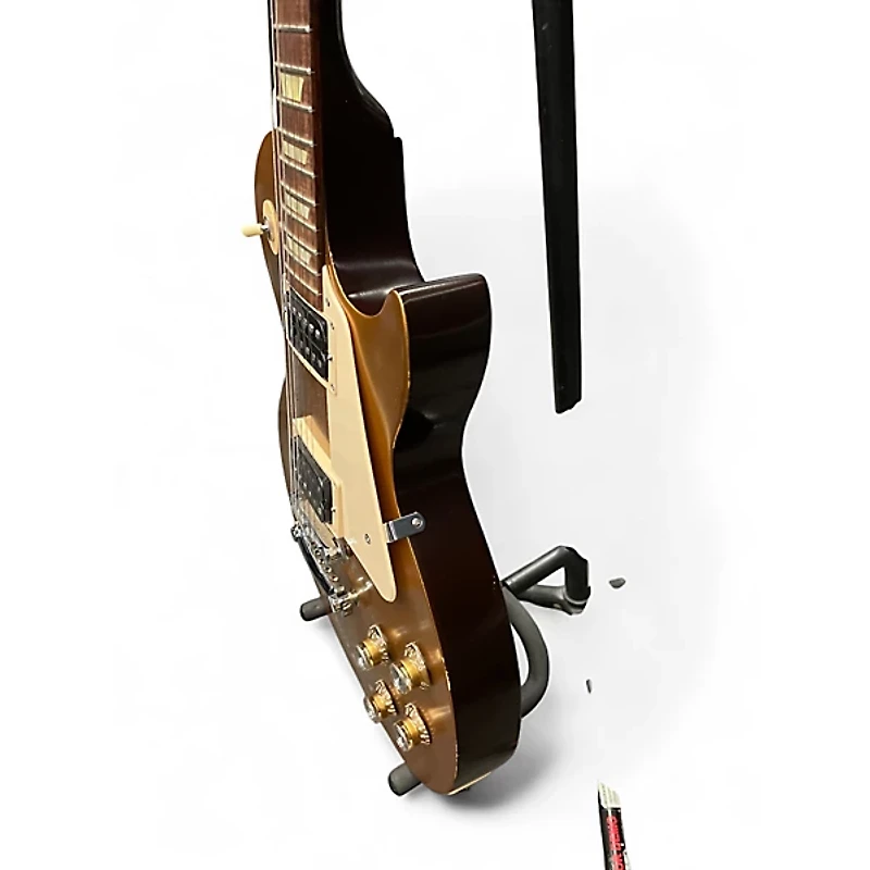 Used 2016 Gibson Les Paul Tribute Gold Top Solid Body Electric Guitar