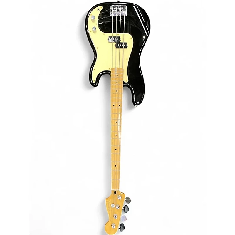 Used Fender Player Precision Bass Black Electric Bass Guitar
