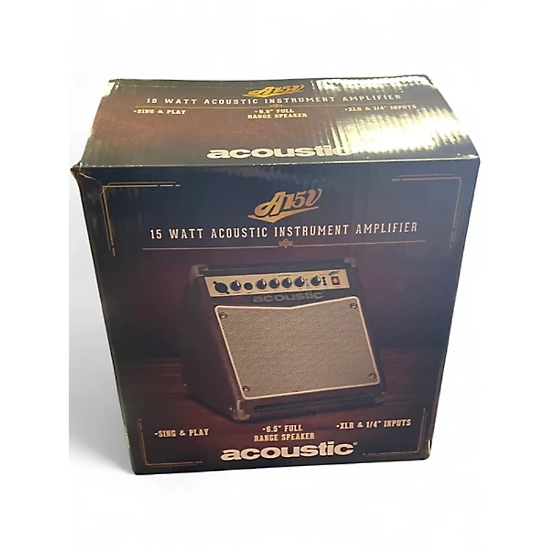 Used Acoustic A15 15W 1x6.5 Acoustic Guitar Combo Amp