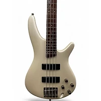 Used Ibanez SR300 Pearl White Electric Bass Guitar