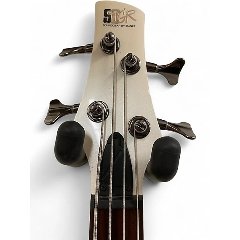 Used Ibanez SR300 Pearl White Electric Bass Guitar