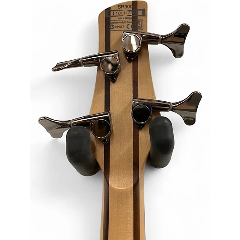 Used Ibanez SR300 Pearl White Electric Bass Guitar