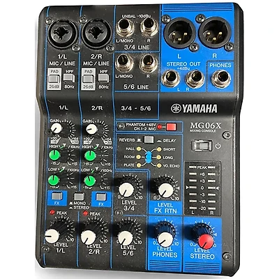 Used Yamaha MG06 Line Mixer