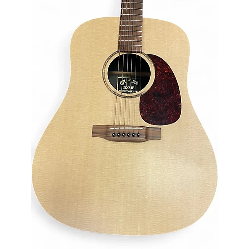 Used Martin DXME Natural Acoustic Electric Guitar
