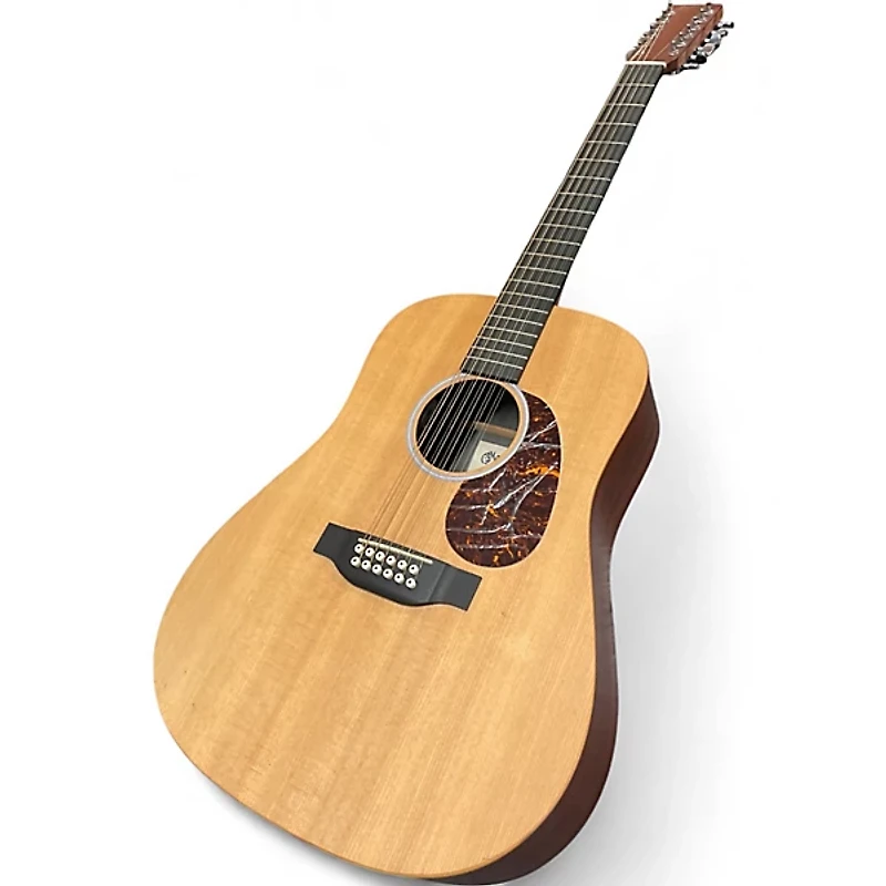 Used Martin CUSTOM X SERIES Natural 12 String Acoustic Electric Guitar