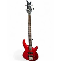 Used Dean Edge 10 Candy Apple Red Electric Bass Guitar