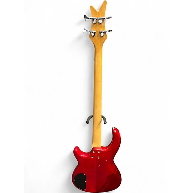 Used Dean Edge 10 Candy Apple Red Electric Bass Guitar