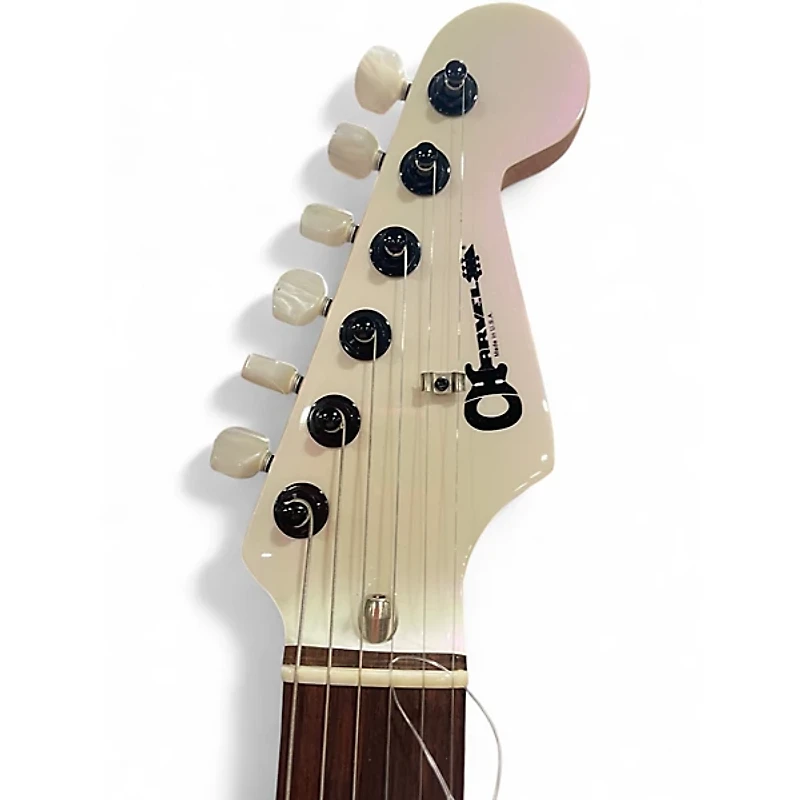 Used Charvel Jake E Lee Signature White Solid Body Electric Guitar