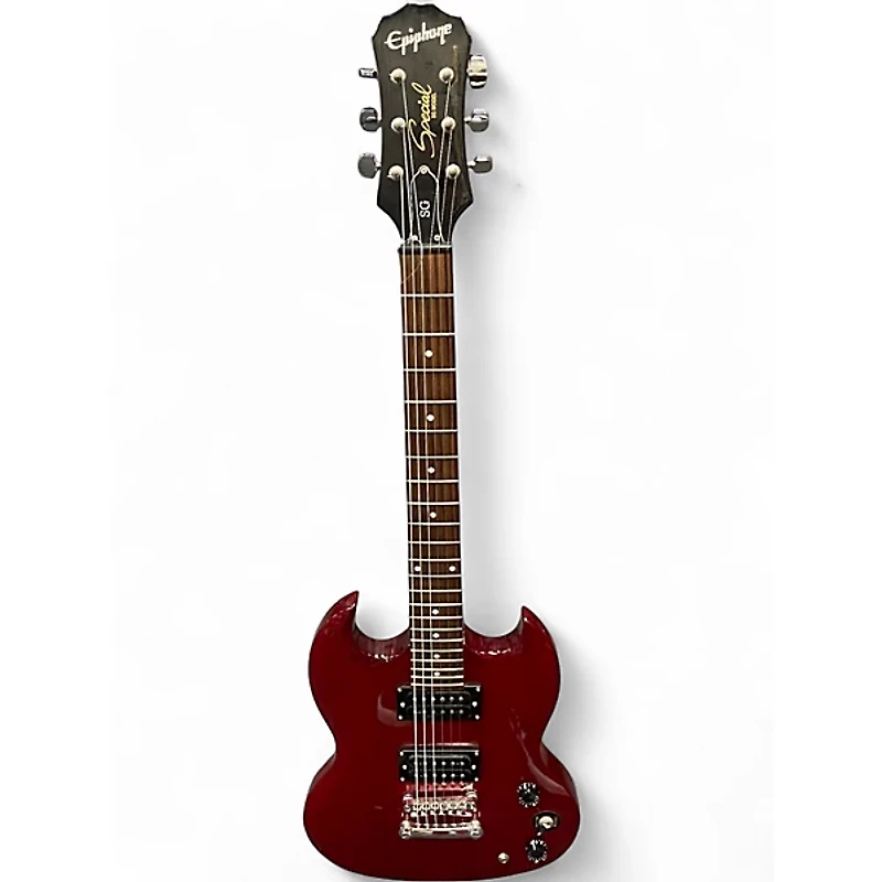 Used Epiphone SG Special Bolt On Cherry Solid Body Electric Guitar