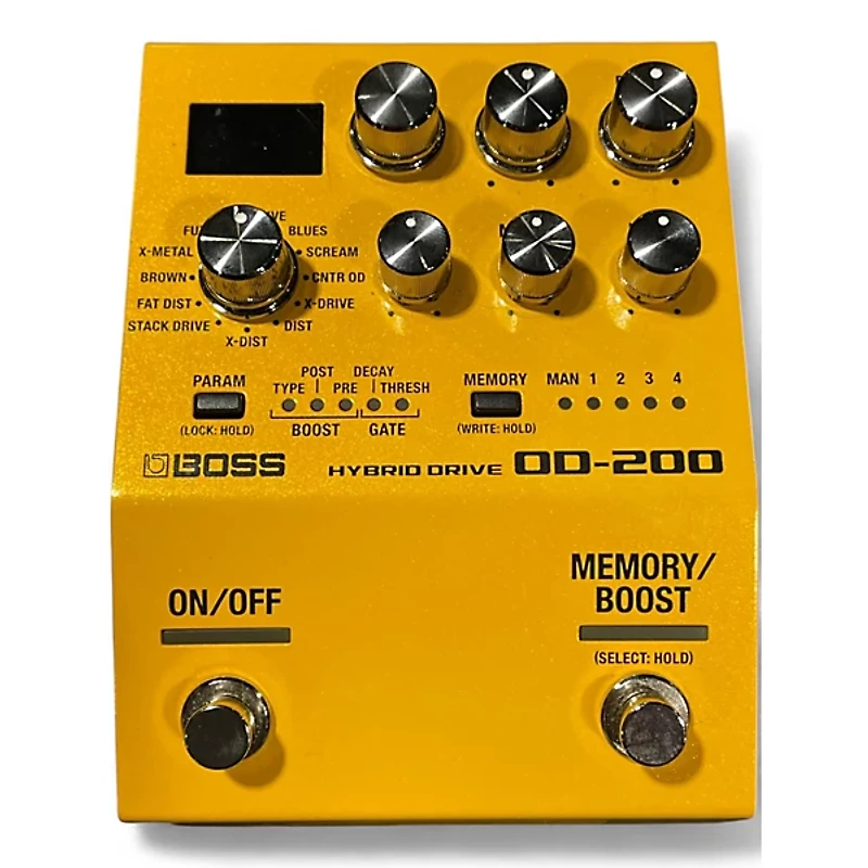 Used BOSS OD200 Digital Delay Effect Pedal