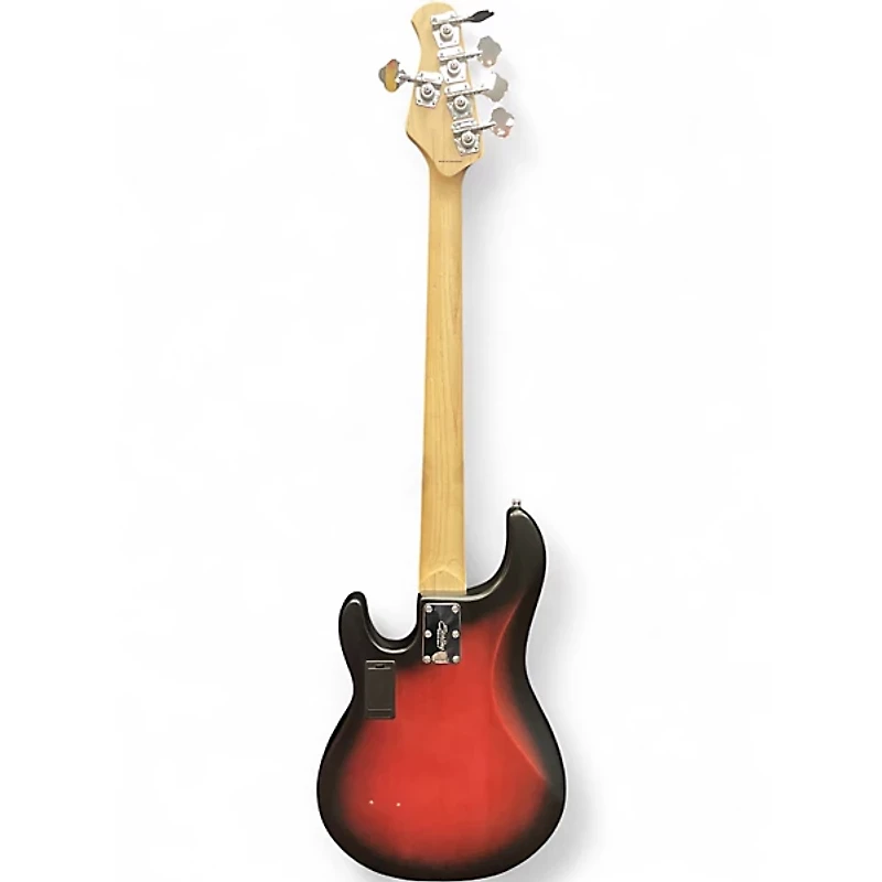 Used Sterling by Music Man Ray5 5 String Ruby Red Burst Satin Electric Bass Guitar
