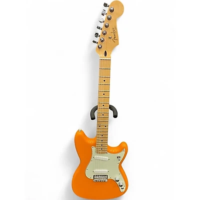 Used Fender Duo Sonic Orange Solid Body Electric Guitar