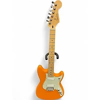 Used Fender Duo Sonic Orange Solid Body Electric Guitar