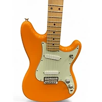 Used Fender Duo Sonic Orange Solid Body Electric Guitar