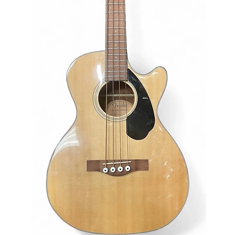 Used Fender CB-60SCE Natural Acoustic Bass Guitar