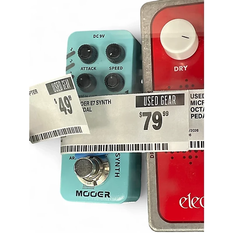 Used Mooer E7 SYNTH Effect Pedal
