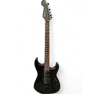 Used Squier STAGEMASTER Black Solid Body Electric Guitar