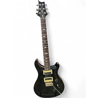 Used PRS SE Custom 24 TRANSPARENT BLACK Solid Body Electric Guitar