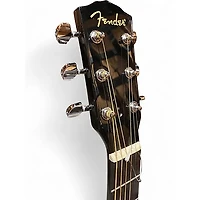 Used Fender CD60 Dreadnought Black Acoustic Guitar