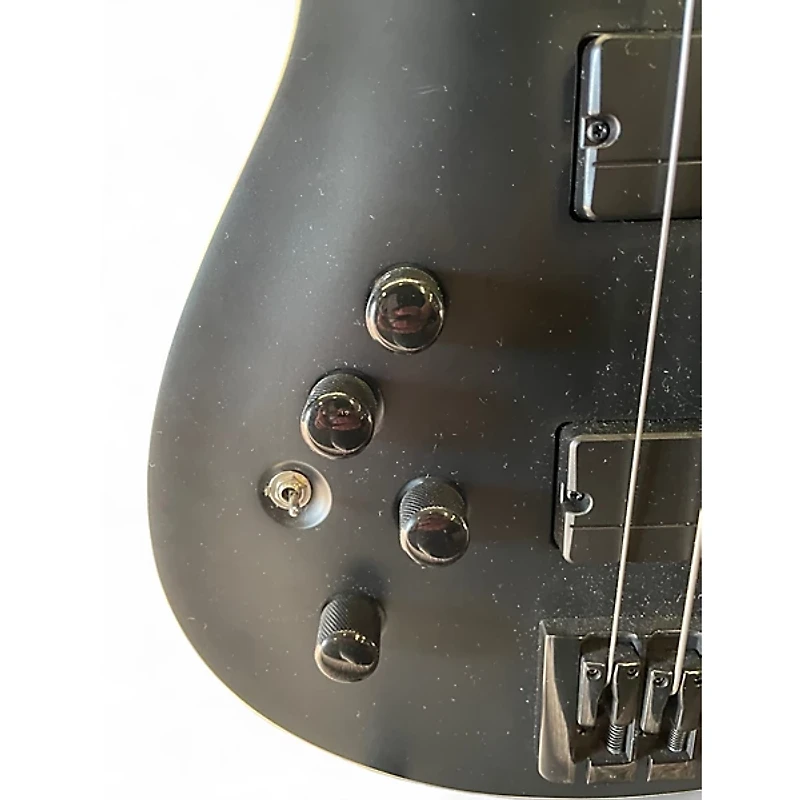 Used Schecter Guitar Research SLS ELITE-4 EVIL TWIN Satin Black Electric Bass Guitar