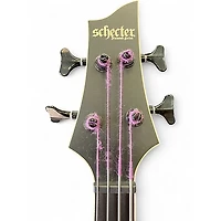 Used Schecter Guitar Research SLS ELITE-4 EVIL TWIN Satin Black Electric Bass Guitar