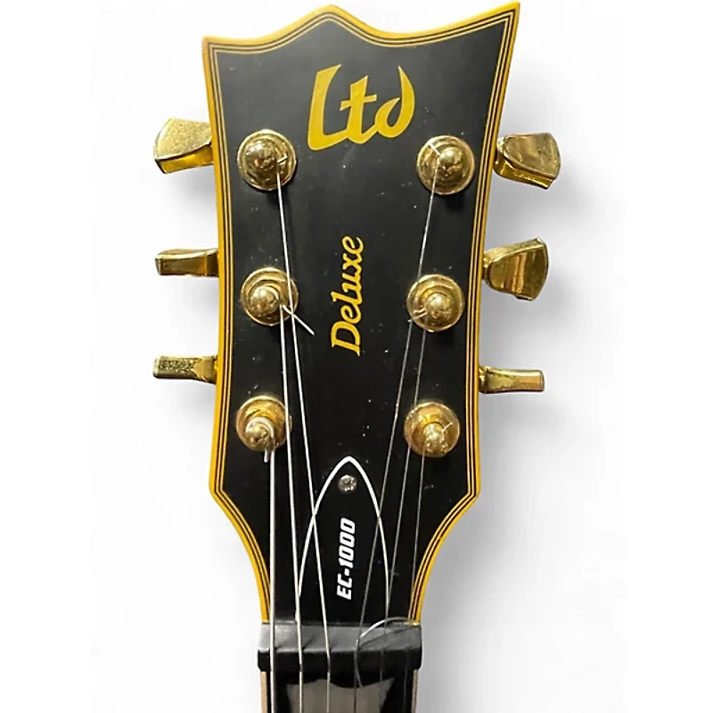 Used ESP LTD EC1000 Black Solid Body Electric Guitar