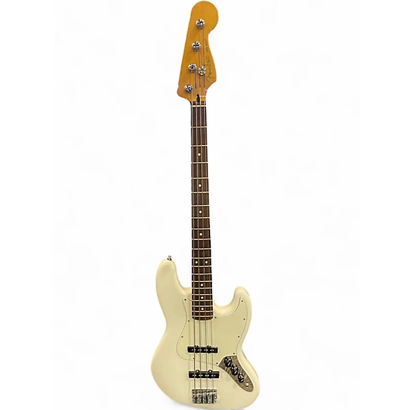 Used Fender Player Jazz Bass WHITE Electric Bass Guitar