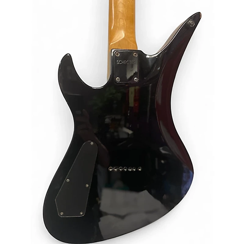 Used Schecter Guitar Research A7 Black Solid Body Electric Guitar