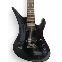 Used Schecter Guitar Research A7 Black Solid Body Electric Guitar